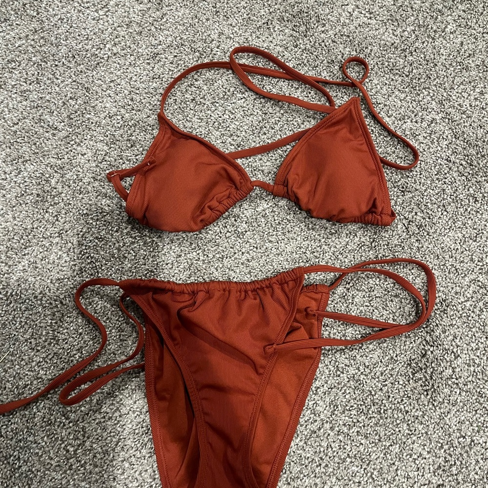 Shade & Shore Terracotta Bikini Set